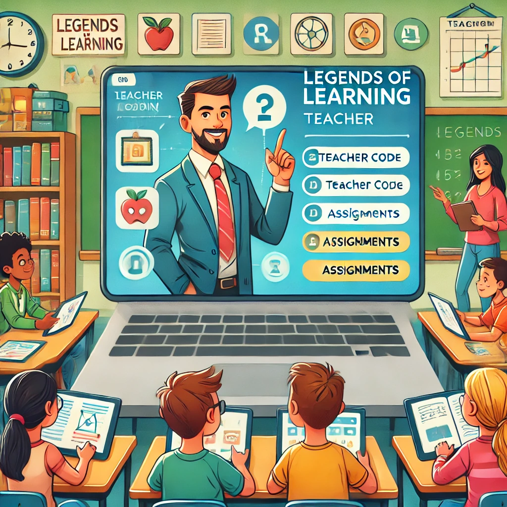 legends of learning teacher code