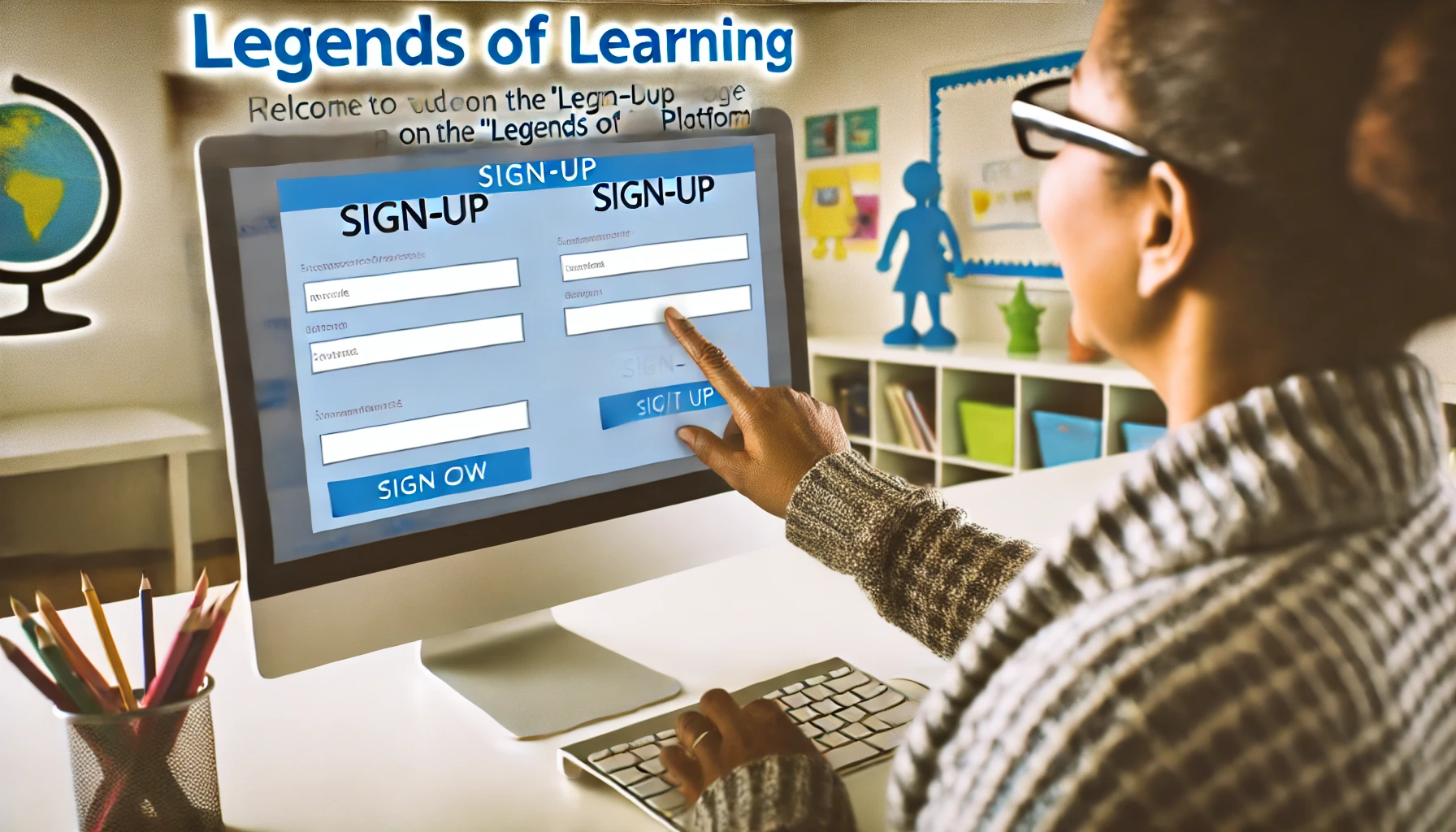 legends of learning sign up for students