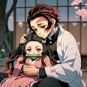 Nezuko and Tanjiro