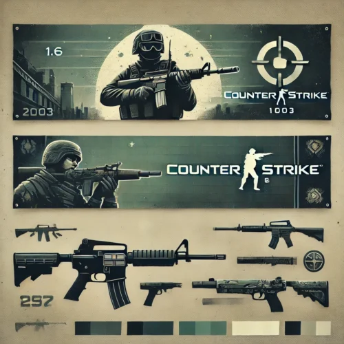 counter-strike 1.6 (2003) game icons banners